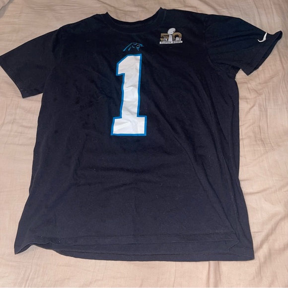 Large 50th Superbowl Panther t-shirt - Picture 1 of 3